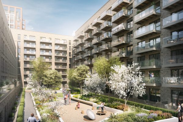 Upton Gardens Image Chamberlain Court Block F Final External Courtyard